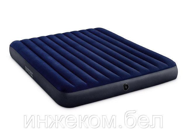 Надувной матрас King Classic Downy, 183х203х25 см, INTEX - фото 1 - id-p223506319