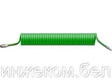 Шланг полиурет. спиральный ф 8/12 мм c быстросъемн. соед. ECO (длина 10 м)