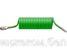 Шланг полиэт. спиральный ф 6,5/10 мм с быстросъемн. соед. ECO (длина  5 м)