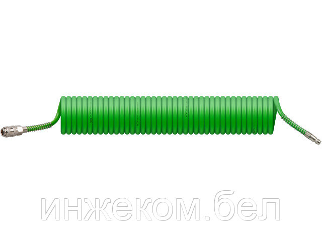 Шланг полиэт. спиральный ф 6,5/10 мм с быстросъемн. соед. ECO (длина 10 м)