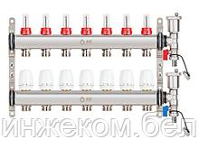 Коллекторная группа AVE136, 7 вых. AV Engineering (PRO серия Для теплого пола и водоснабжения)