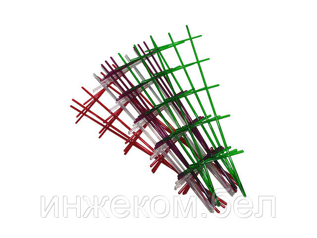 Опора для комнатных растений, прозрачный, INGREEN (500х180х4 мм, цвета в ассортименте) - фото 1 - id-p223506384