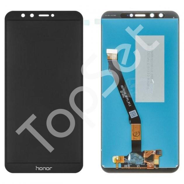 Дисплей (Модуль) Huawei Honor 9/9 Premium (STF-L09) в сборе с тачскрином Черный - фото 1 - id-p180830747