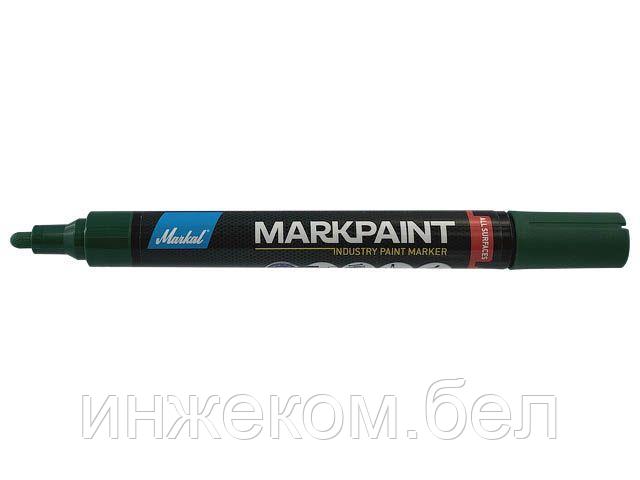 Маркер промышл. перманентный на основе жидк. краски MARKAL MARKPAINT ЗЕЛЕНЫЙ (Толщина линии 2 мм. Цвет - фото 1 - id-p223507802