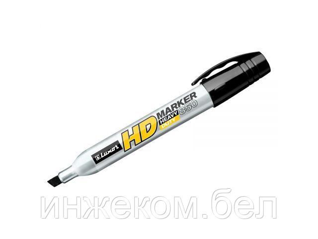 Маркер промышл. перманентный скошенный черный Luxor "Heavy Duty 850" (толщ. линии 3-7 мм. Цвет черный) - фото 1 - id-p223508060