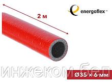Теплоизоляция для труб ENERGOFLEX SUPER PROTECT красная 35/6-2м