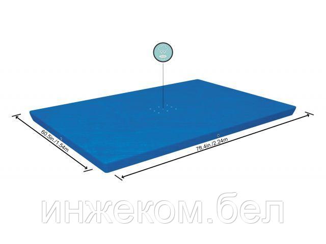 Тент-чехол для каркасных бассейнов, 221х150 см, BESTWAY - фото 1 - id-p223508259