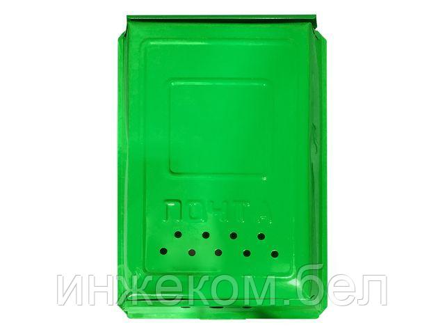Ящик почтовый с замком 390х260х70 мм (зеленый) (АГРОСНАБ) - фото 1 - id-p223507635