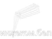 Сушилка для белья потолочная алюминиевая 1,8 м, 5 стержней, EURO PREMIUM, PERFECTO LINEA (5 прутьев)