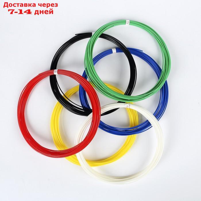 Пластик UNID PLA-6, для 3Д ручки, 6 цветов в наборе, по 10 метров - фото 4 - id-p223482688