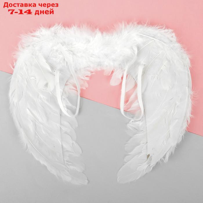 Крылья ангела, на резинке, цвет белый - фото 2 - id-p223482719