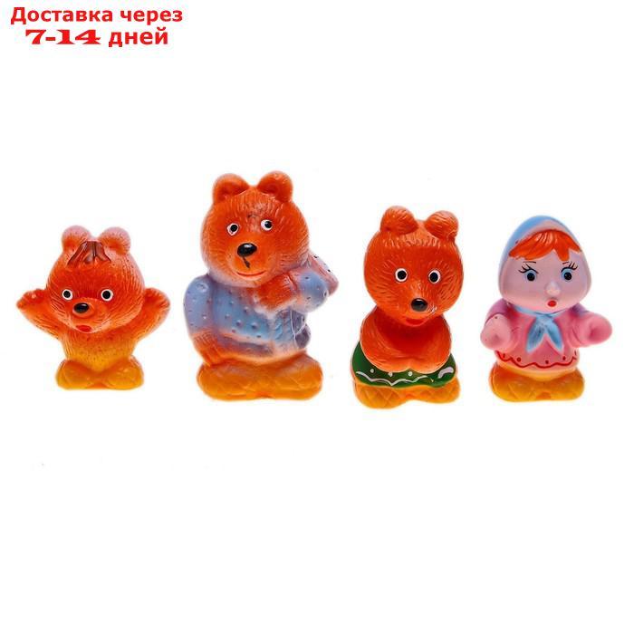 Набор резиновых игрушек "Три медведя" - фото 1 - id-p223482729