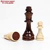 Настольная игра 3 в 1 "Мрамор": шахматы, шашки, нарды (доска дерево 40х40 см), фото 5
