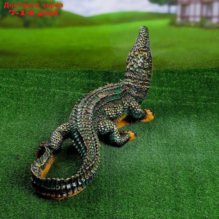Садовая фигура "Крокодил" 83*28*32 см - фото 2 - id-p223484577