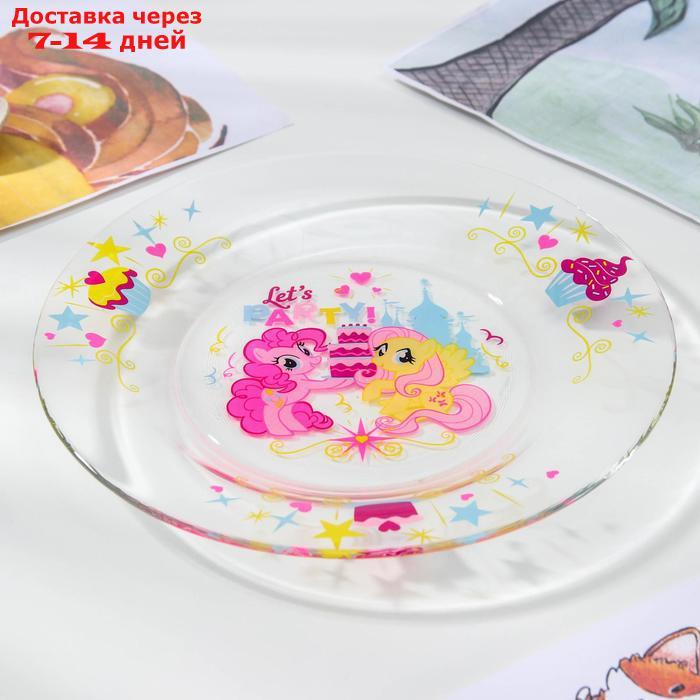 Набор Hasbro My Little Pony, 3 предмета: кружка 250 мл, салатник d= 13 см, тарелка 19,5 см, в подарочной - фото 4 - id-p223482804