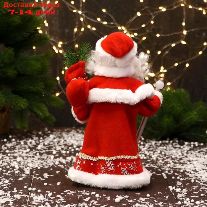 Дед Мороз, в красной шубе, с посохом - фото 6 - id-p223486329