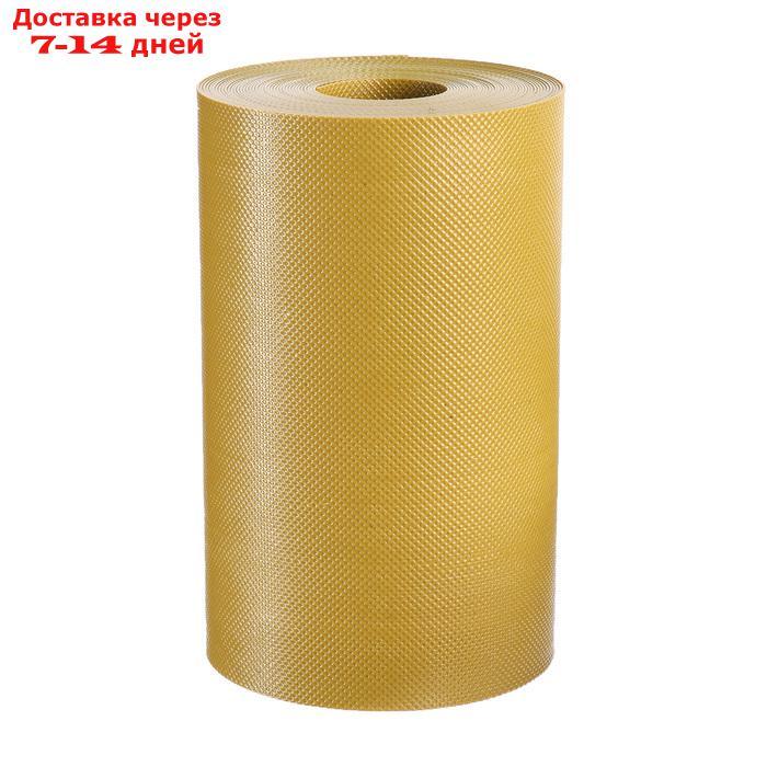Лента бордюрная, 0.2 × 10 м, толщина 1.2 мм, пластиковая, жёлтая, Greengo - фото 2 - id-p223484704