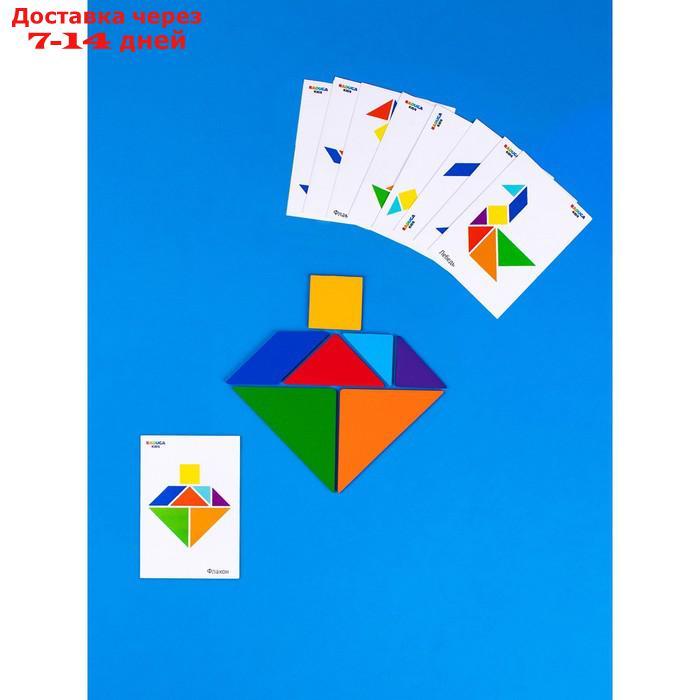 Головоломка "Танграм" с карточками (17 шт.) - фото 6 - id-p223482888