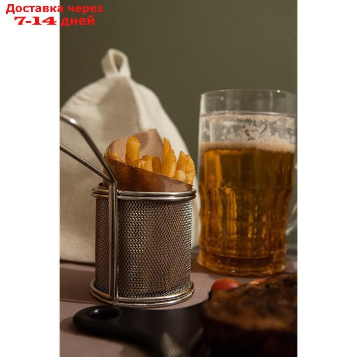 Корзинка для картофеля фри Доляна "Честер", 16,5×9×12,8 см - фото 4 - id-p223486459