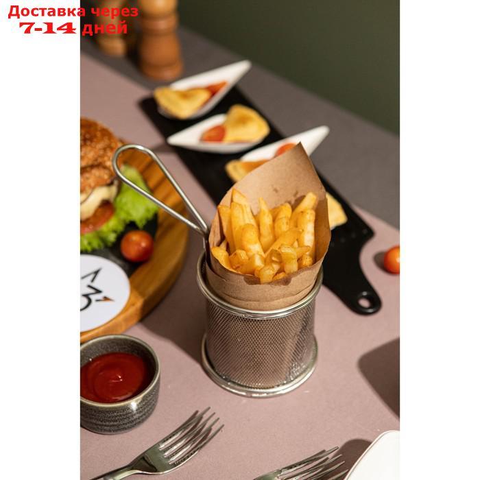 Корзинка для картофеля фри Доляна "Честер", 16,5×9×12,8 см - фото 5 - id-p223486459