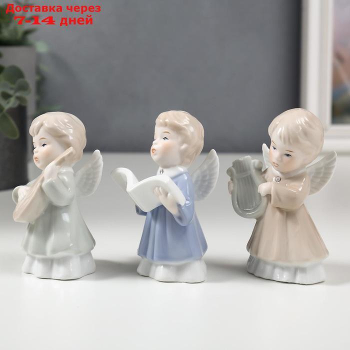 Сувенир керамика "Ангелы" набор 3 шт 10х5х5 см - фото 3 - id-p223483021