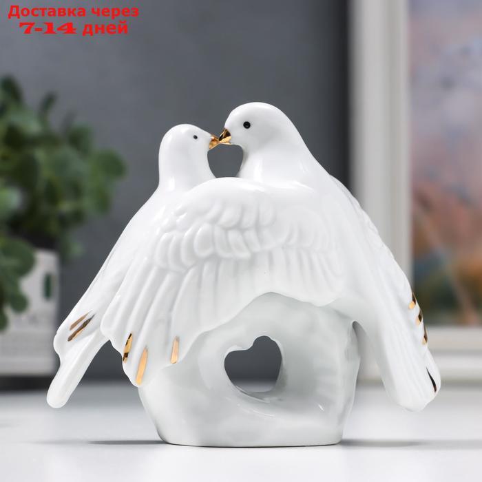 Сувенир "Два голубя на камушке" со стразами - фото 4 - id-p223483022