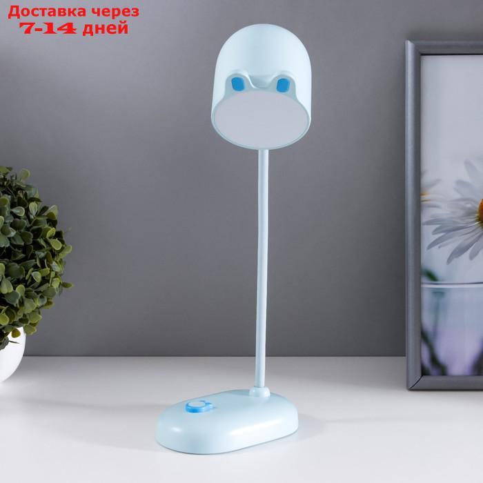 Лампа настольная "Мими" LED 3Вт диммер USB голубой 8х12,5х32 см - фото 1 - id-p223487480