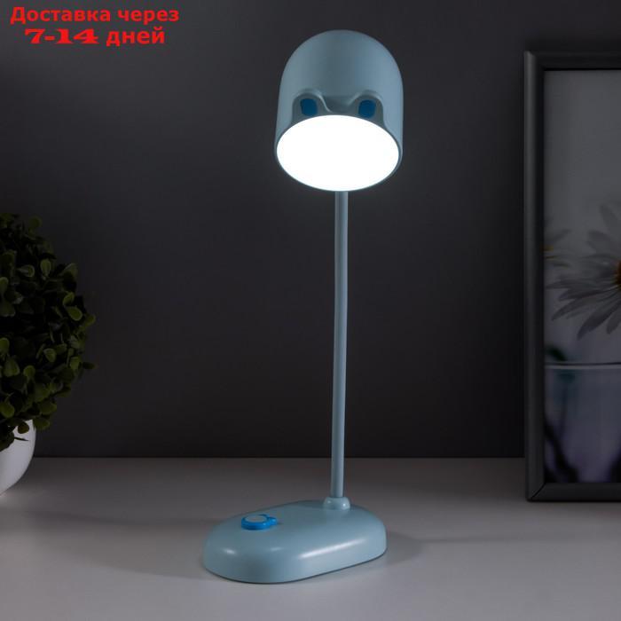 Лампа настольная "Мими" LED 3Вт диммер USB голубой 8х12,5х32 см - фото 3 - id-p223487480