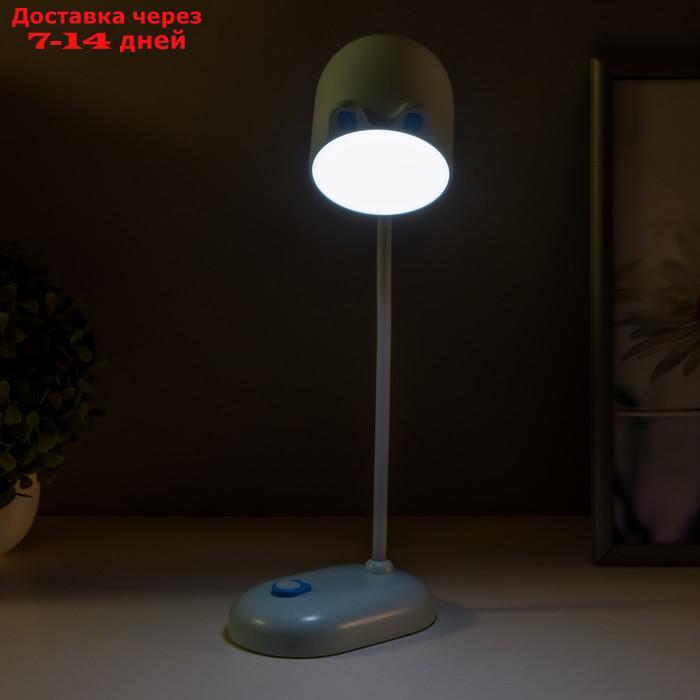 Лампа настольная "Мими" LED 3Вт диммер USB голубой 8х12,5х32 см - фото 5 - id-p223487480