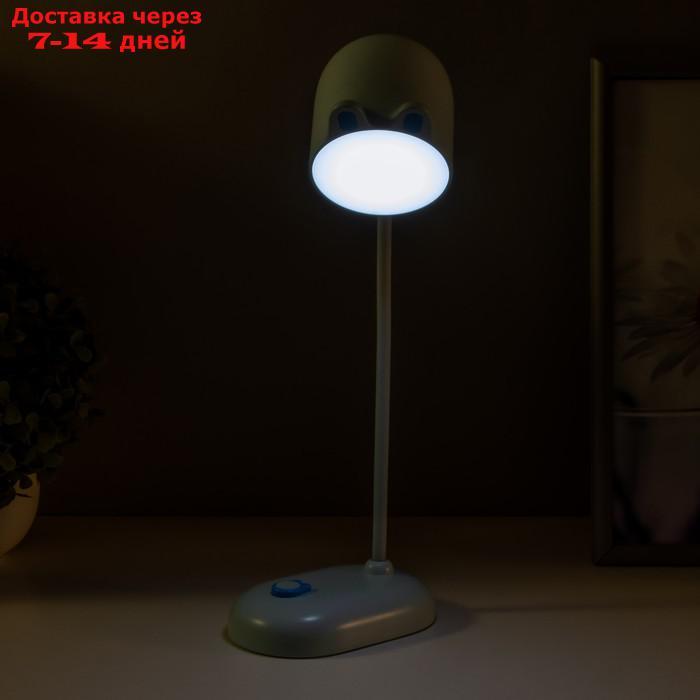 Лампа настольная "Мими" LED 3Вт диммер USB голубой 8х12,5х32 см - фото 6 - id-p223487480