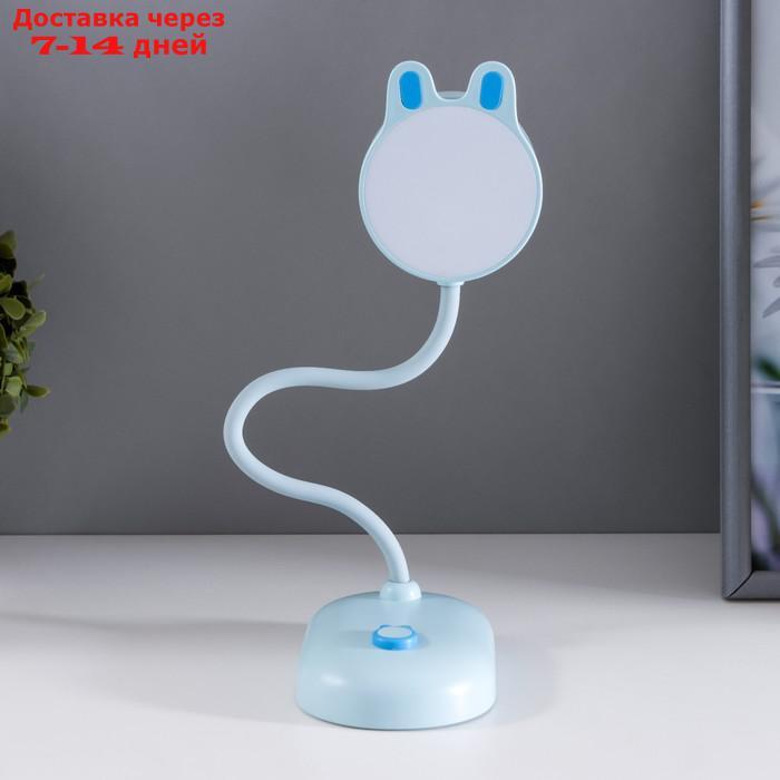 Лампа настольная "Мими" LED 3Вт диммер USB голубой 8х12,5х32 см - фото 7 - id-p223487480