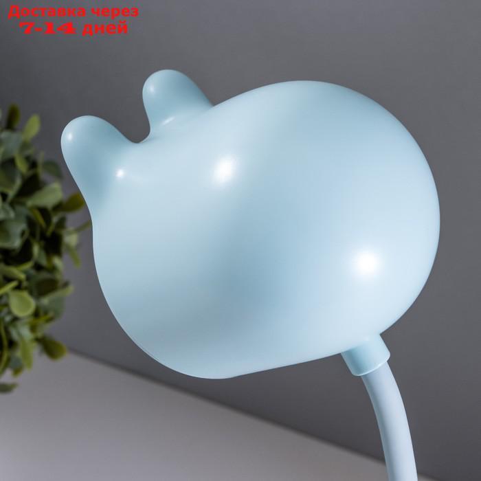 Лампа настольная "Мими" LED 3Вт диммер USB голубой 8х12,5х32 см - фото 8 - id-p223487480