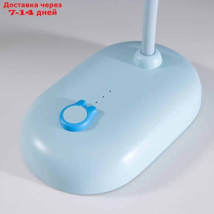 Лампа настольная "Мими" LED 3Вт диммер USB голубой 8х12,5х32 см - фото 9 - id-p223487480