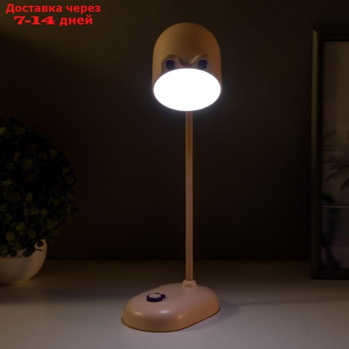 Лампа настольная "Мими" LED 3Вт диммер USB розовый 8х12,5х32 см - фото 5 - id-p223487506