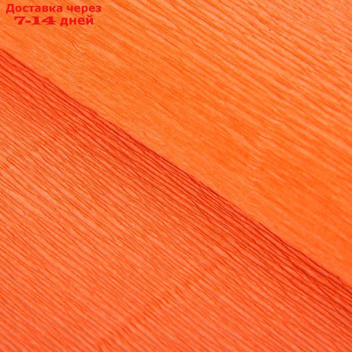 Бумага гофрированная, 581 "Неоновый оранжевый", 0,5 х 2,5 м - фото 1 - id-p223485233