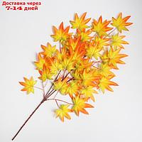 Декор "Листья на ветке" цвет зелёно-жёлто-оранжевый