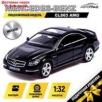 Машина металлическая MERCEDES-BENZ CLS63 AMG, 1:32, открываются двери, инерция, цвет чёрный