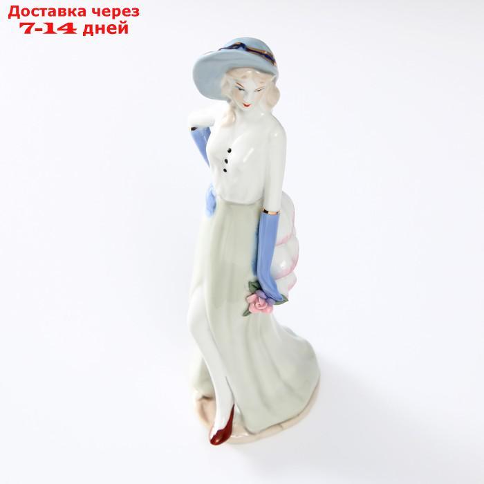 Сувенир керамика под фарфор девушка модель 21,5*6,5*6 см - фото 5 - id-p223485460