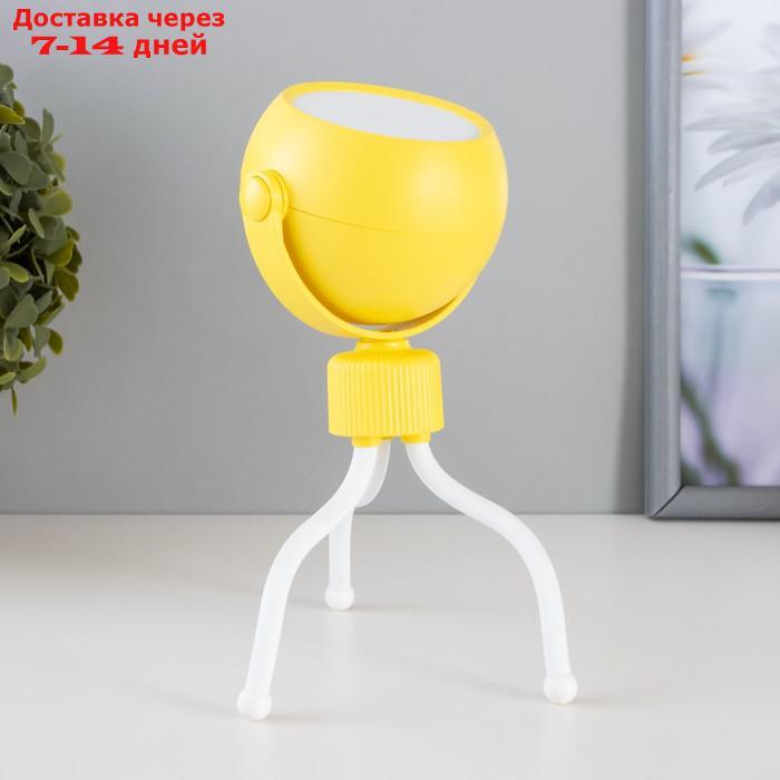 Настольная лампа "Октопус" LED 2Вт USB АКБ желтый 6х6х20,5 см - фото 8 - id-p223487647