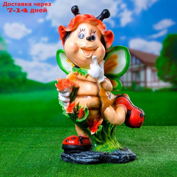 Садовая фигура "Пчелка в панамке" 25*23*49 см - фото 1 - id-p223485498