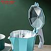 Кофеварка гейзерная Magistro Azure, на 6 чашек, фото 4