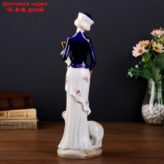 Сувенир керамика "Леди со скрипкой и собакой" 30х10х9,5 см - фото 4 - id-p223487676