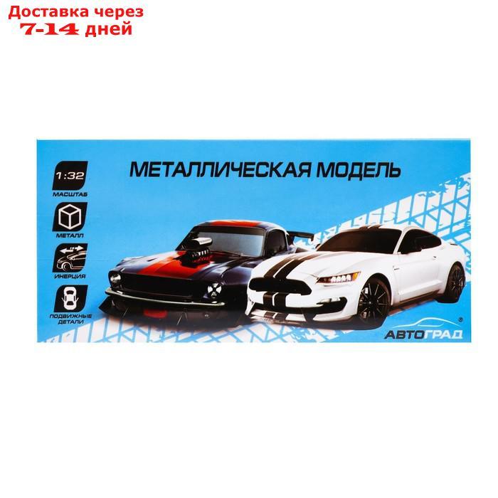 Машина металлическая "СпортКар", инерция, открываются двери, багажник, цвет чёрный - фото 6 - id-p223486830