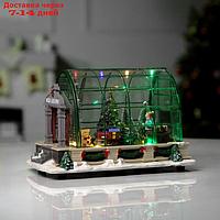 Фигура светодиодная "Новогодняя комната с игрушками" 23x14x15 см, USB, AAx3, МУЛЬТИ