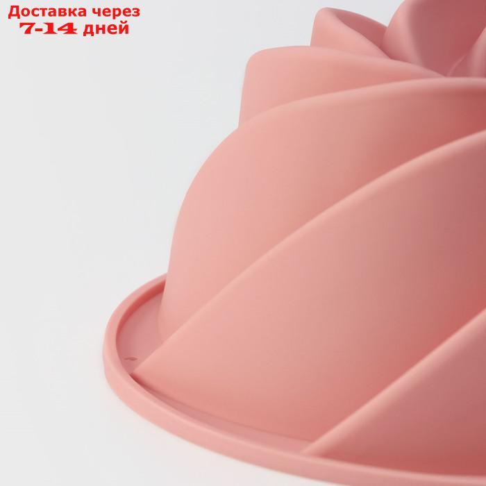 Форма для выпечки Доляна "Немецкий кекс. Вихрь", 24,5×24,5×9,5 см, цвет МИКС - фото 4 - id-p223485778