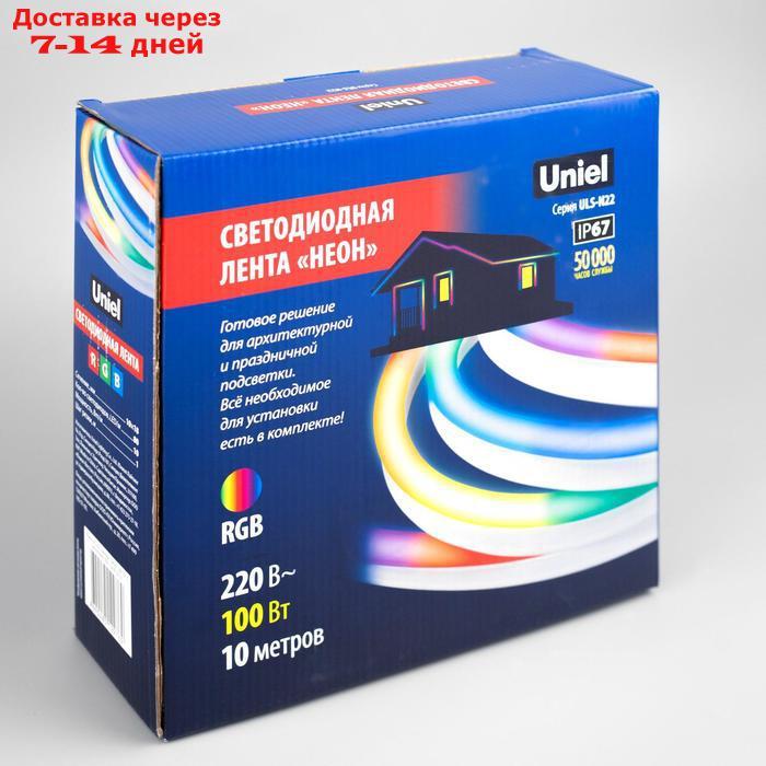 Гибкий неон Uniel, 10 м, IP67, LED/м-80-SMD2835-220V, RGB - фото 7 - id-p223483789