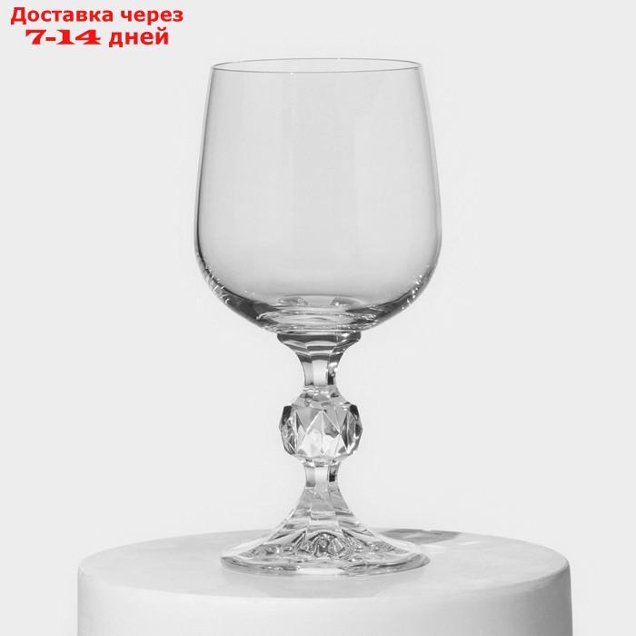 Набор бокалов для вина Bohemia Crystal "Клаудия", 230 мл, 6 шт - фото 2 - id-p223483832