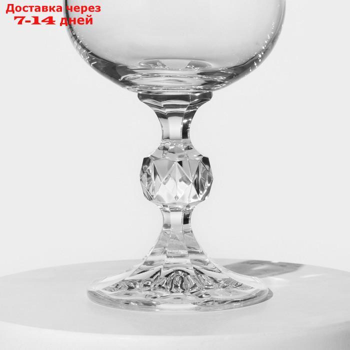 Набор бокалов для вина Bohemia Crystal "Клаудия", 230 мл, 6 шт - фото 3 - id-p223483832