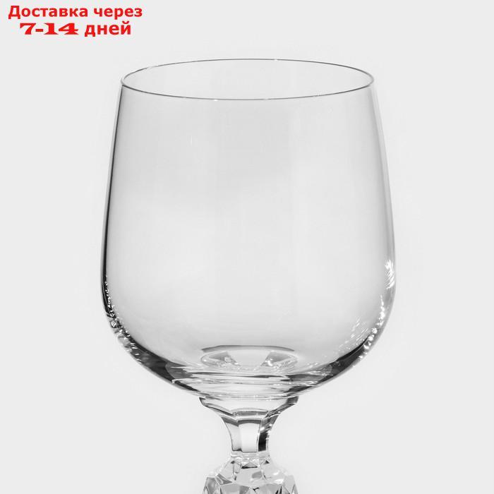 Набор бокалов для вина Bohemia Crystal "Клаудия", 230 мл, 6 шт - фото 4 - id-p223483832