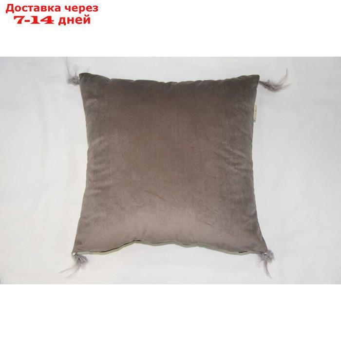 Наволочка "Жасмин", размер 45х45 см, цвет серый - фото 1 - id-p223486997